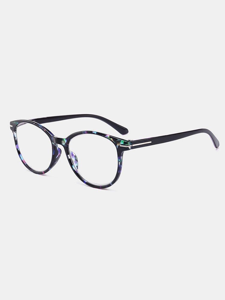 نظارات للقراءة خمر مستديرة الشكل إطار نظارات عالي الوضوح عدسة النظارات