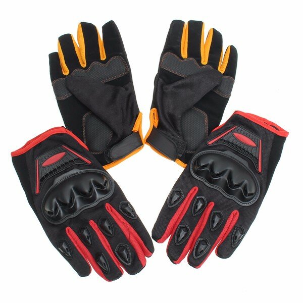 Men Women Motorcycle Full Finger Glove Protection Outdoor Sport Riding Gloves 