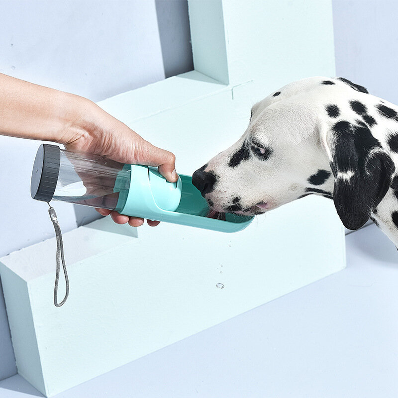 

Pet Accompanying Cup Outdoor Drinking Cup Pet Water Cup Dog Water Cup Hanging Type Out Portable Drinking Fountain, Green;blue;pink;yellow