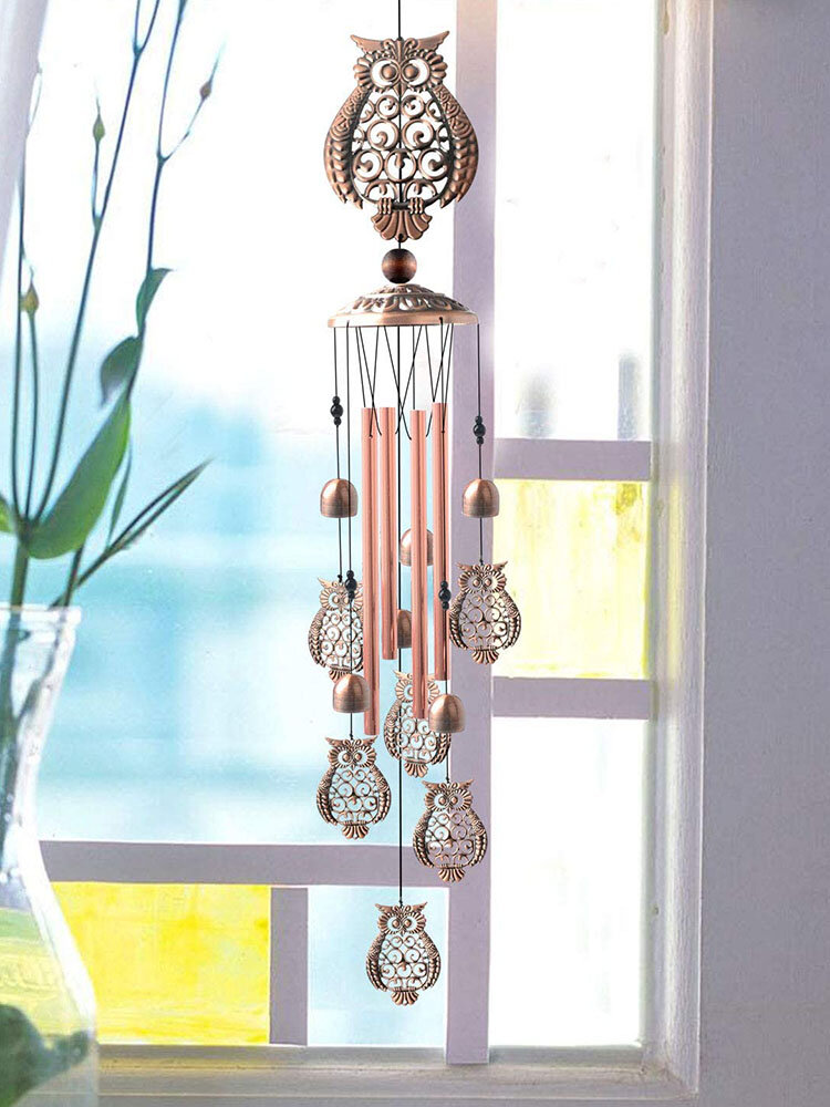

1PC Owl Antique Wind Chimes Hanging Ornament Home Outdoor Garden Yard Decor With Hook