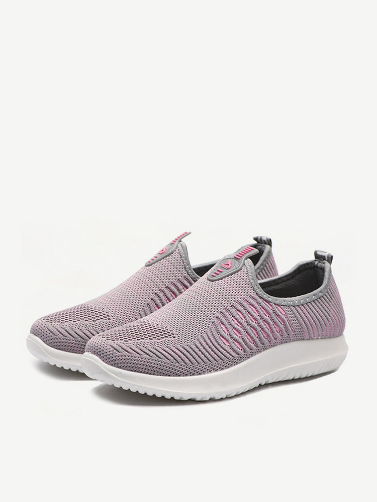 Knitting Breathable Trainers For Women