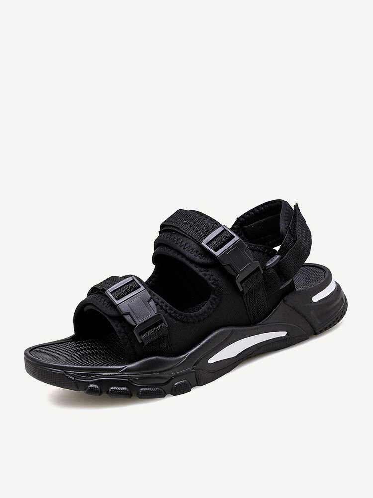 Men Sports Comfy Breathable Wearable Hook Loop Casual Sandals