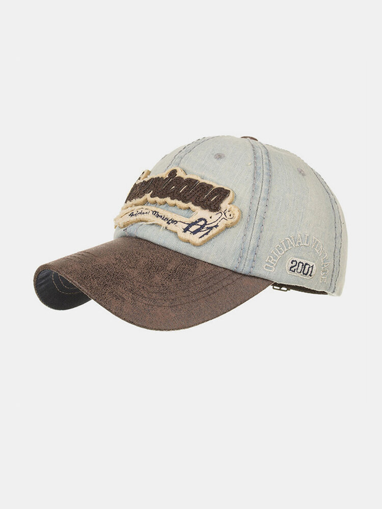 Washed Cotton American Embroidery Baseball Cap 