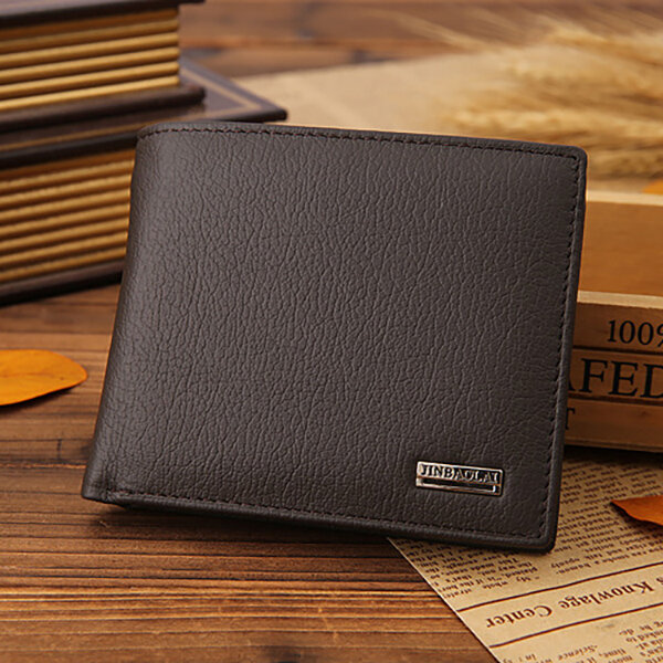 

Vintage Genuine Leather 10 Card Slots Driver License Holder Trifold Wallet For Men, Black;coffee