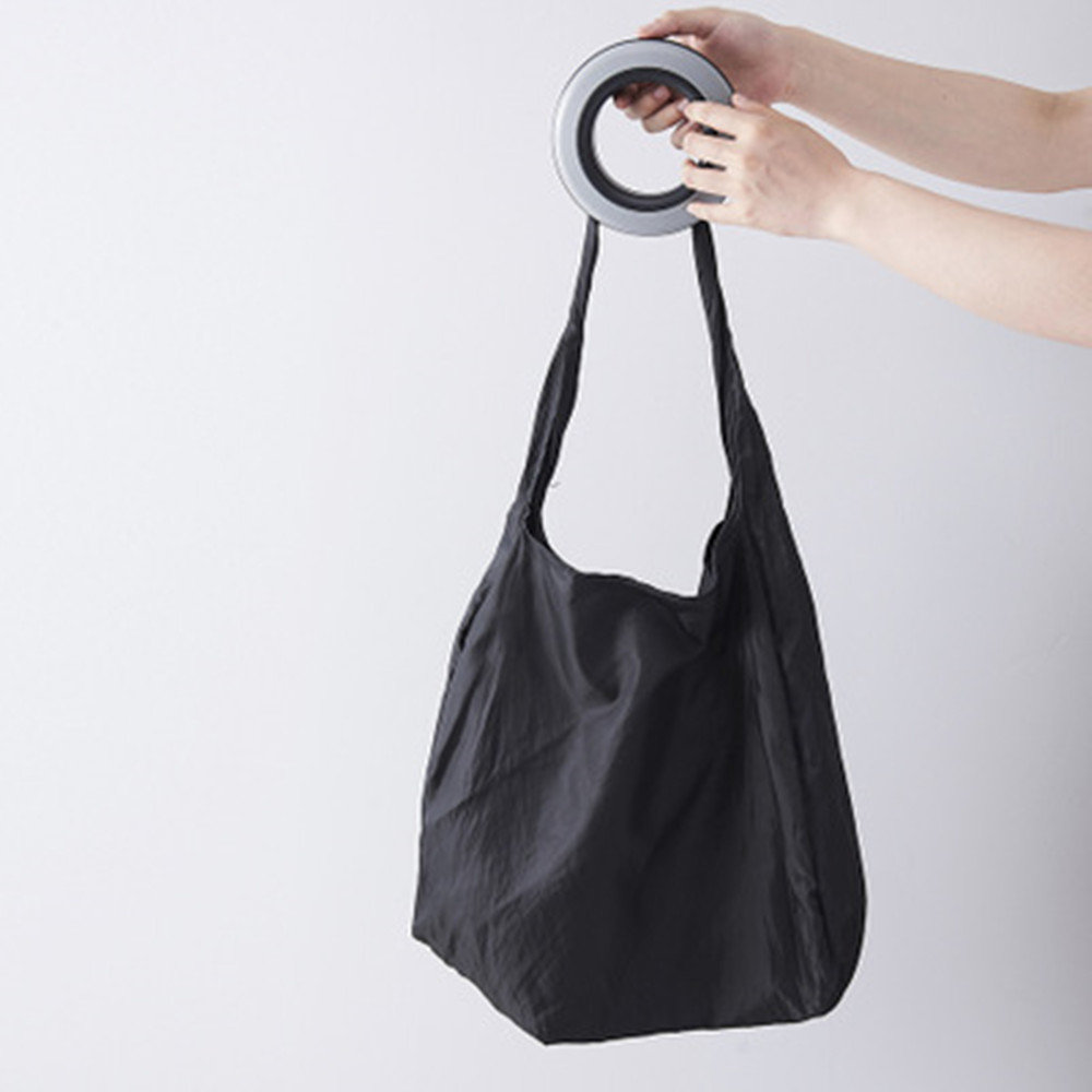 Round Fashional Rotating Folding Storage Shopping Bag Portable Large Nylon Bag