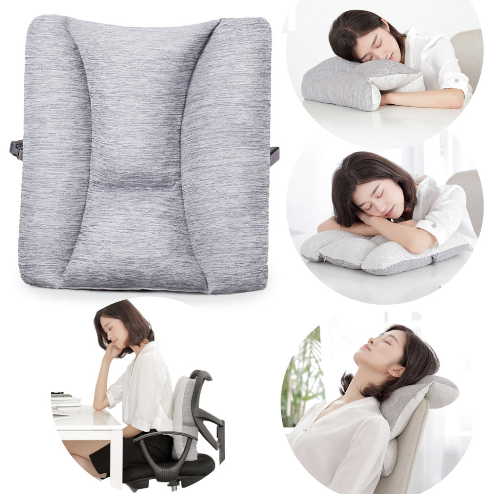 Xiaomi Xloong 8h Adjustable Lumbar Cushion Back Support Pillow Cushion Office Car Sofa Seat Supports