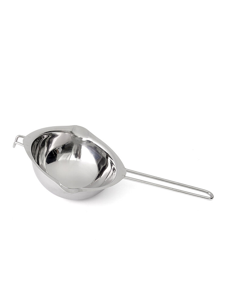 

Stainless Steel Chocolate Butter Melting Pot Pan Bowl Milk Pouring Kitchen Tool