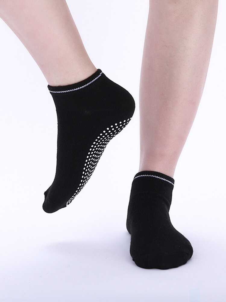 Men Women Platform Sports Socks Non-slip Rubber Socks