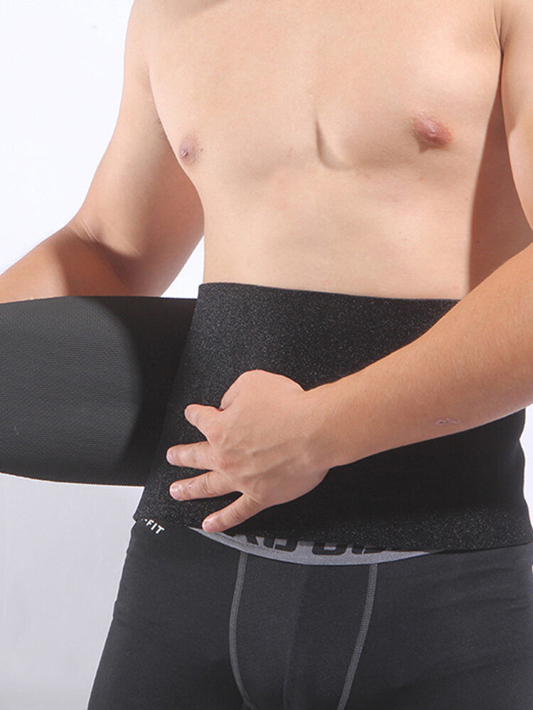 Men Adjustable Waist Support High Elasticity Breathable Sport Fitness Body Shaper Belly Belt