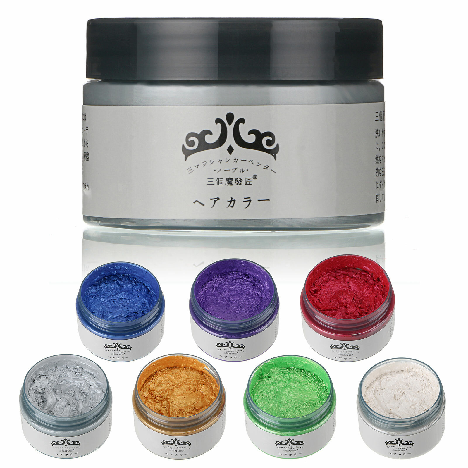 DIY Hair Dyes Unisex Hair Color Wax Mud Disposable Temporary Modeling Cream 6 Colors Hair Care