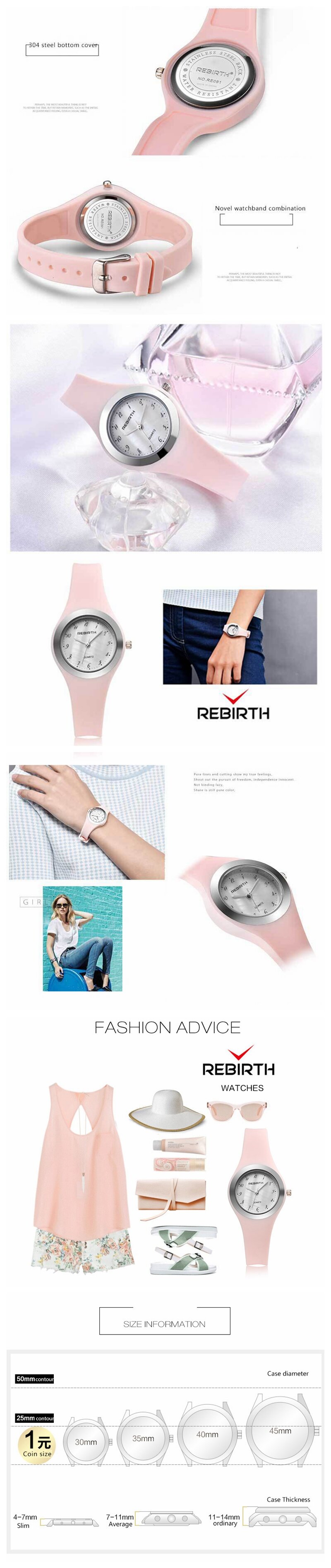 Trendy Jelly Silicone Women Watch Princess Pink Quartz Watch Waterproof Round Watch
