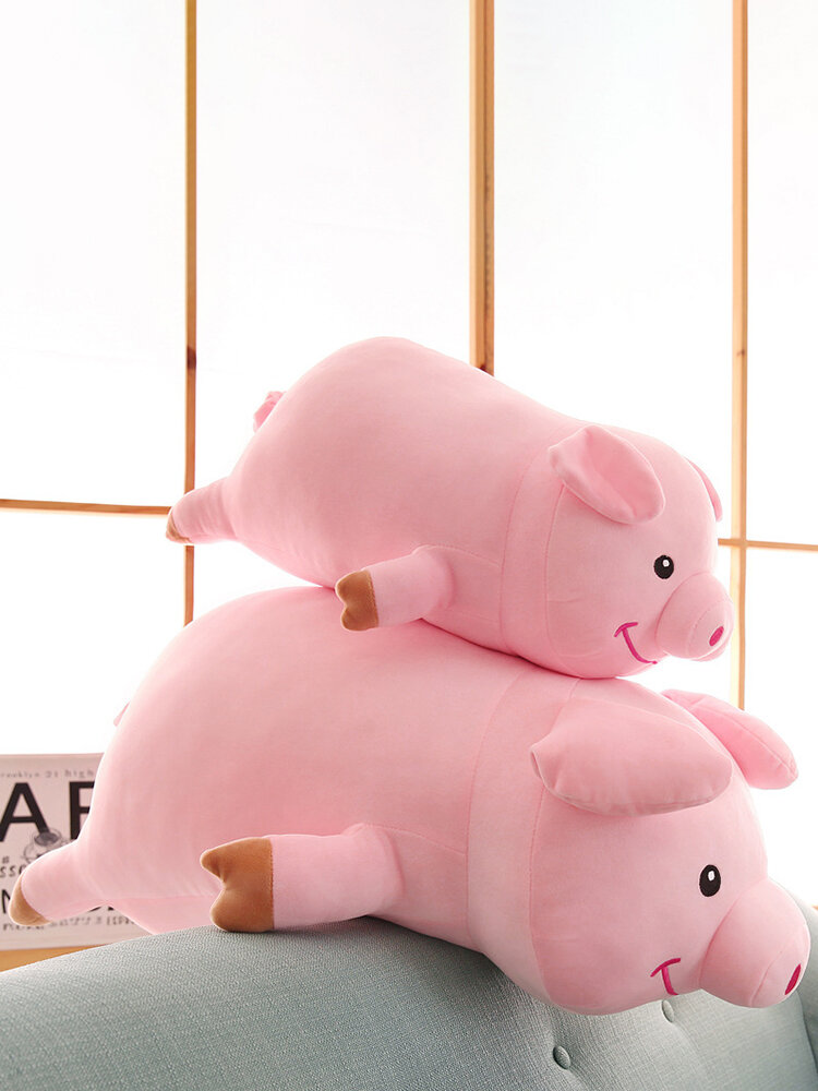 

Pink Pig Pillow Cryatal Velvet Home Decor Cotton Fabric Stuffed Cushion Throw Pillows Hugging Toys