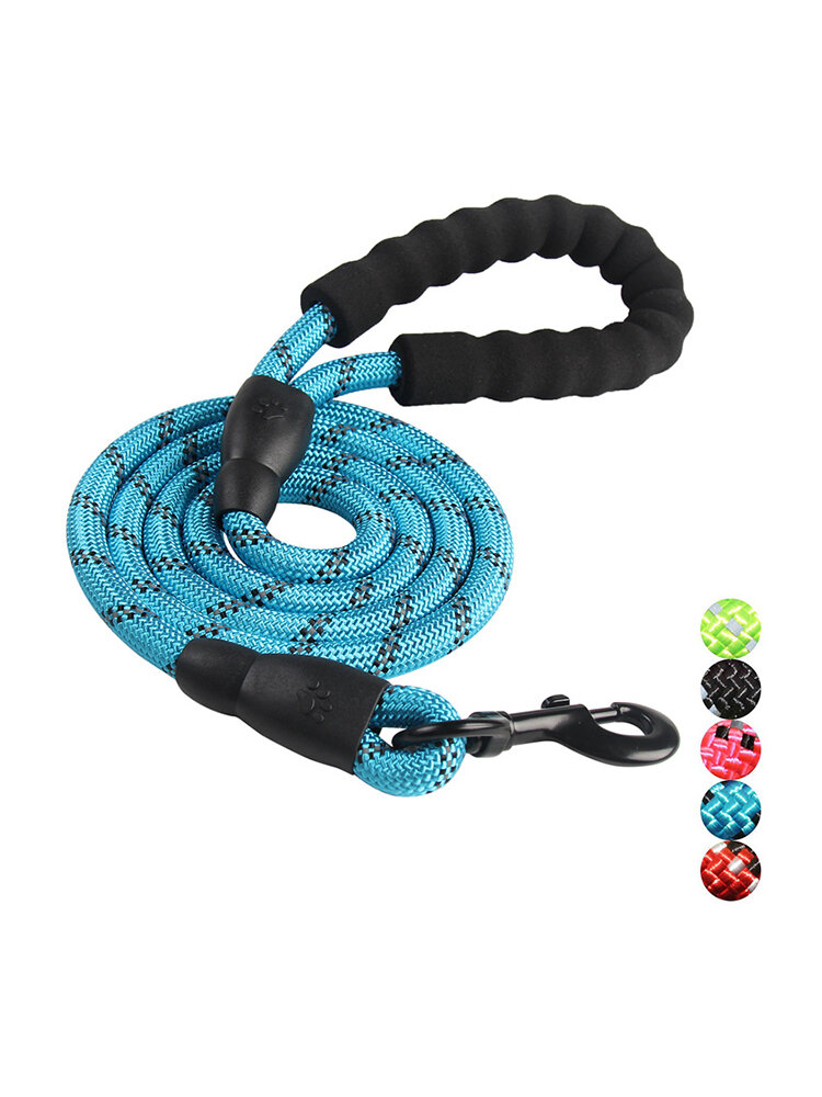 5 Colors Reflective Strong Pet Long Lead Leash Large Dog Running Rope Safety Leash