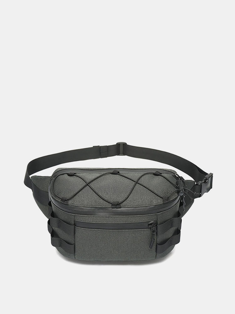 Men Oxford Multi-carry Anti-theft Multi-pocket Waterproof Casual Crossbody Bag Chest Bag Sling Bag