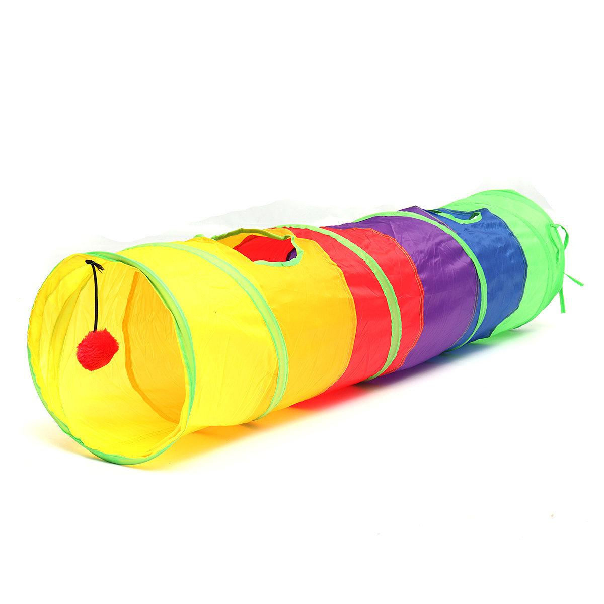 Collapsible Pet Cat Tunnel Toys Folding Cat Rabbit Kitten Tunnel Funny Play Tube