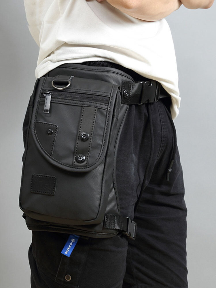 Men Waterproof Leg Bag Waist Bag Lightweight Crossbody Bag Chest Bag