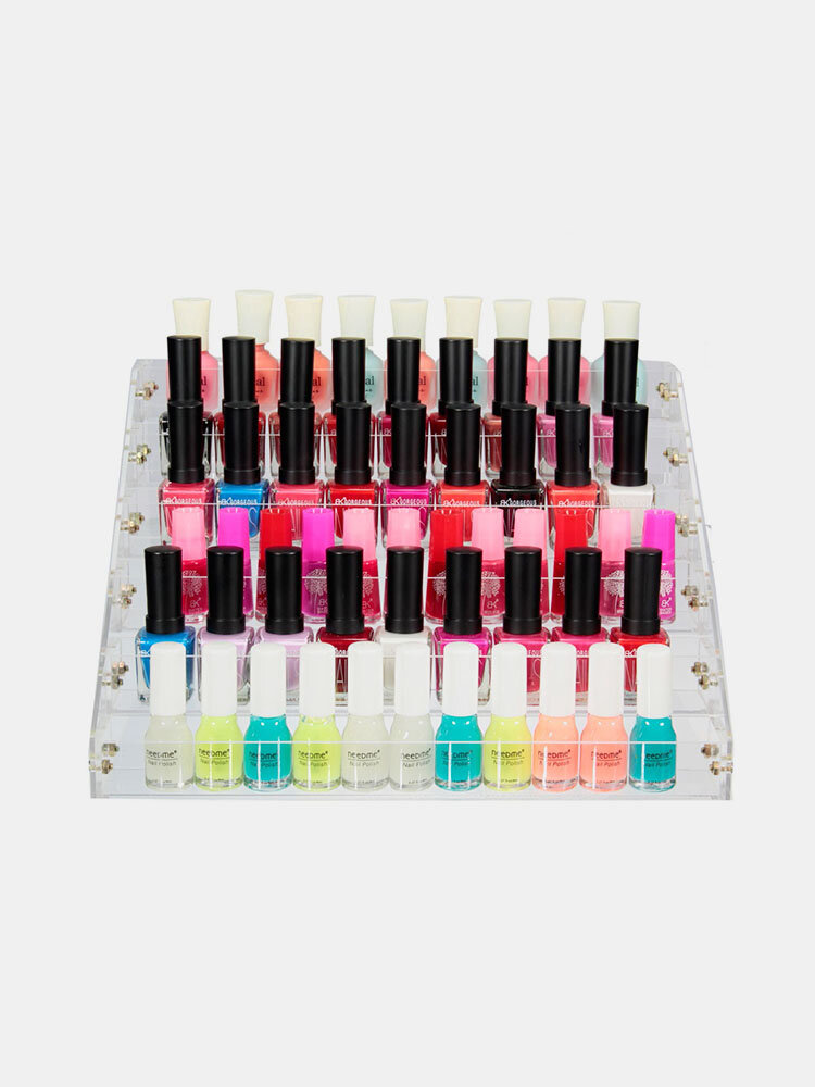 66 Grid Acrylic Makeup Organizer Storage Box CosmeticLipstick Box Nail Polish Box Case Holder