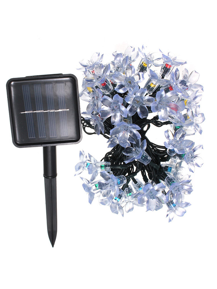 7M 50LED Outdoor Solar String Light IP65 Waterproof Garden Path Yard Landscape Lamp Home Party Decor
