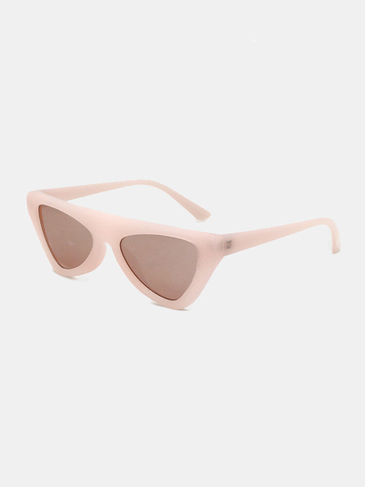 Women Resin Cat Eye Full Frame UV Protection Fashion Sunglasses