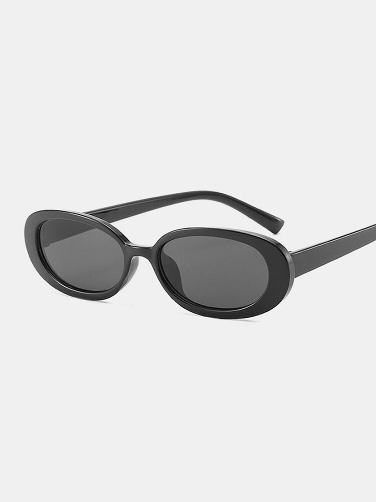 Woman Oval Cow Color Retro Sunglasses Small Frame Fshion Sunglasses от Newchic WW