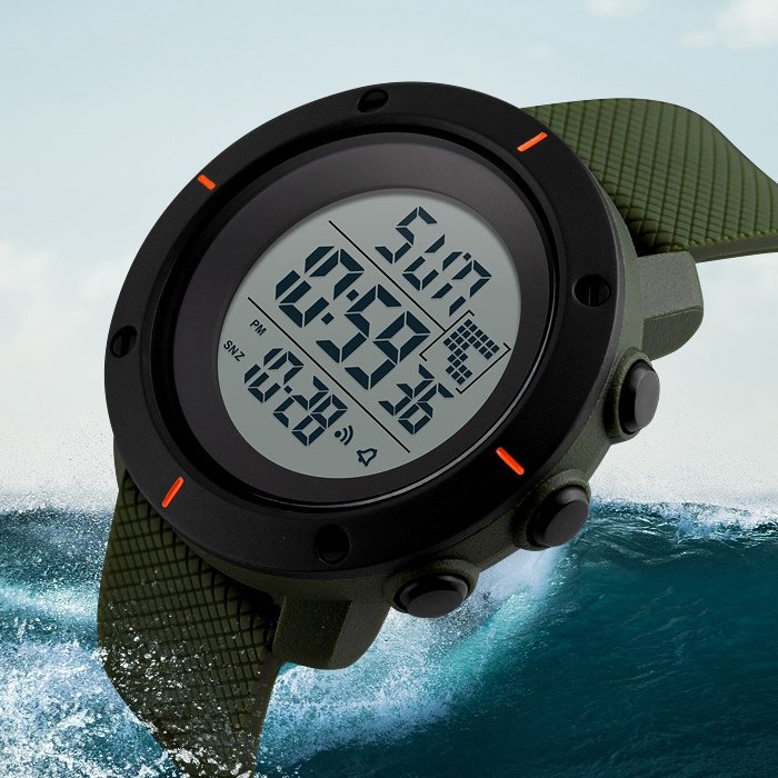 Skmei Fashion Chrono Waterproof Calendar Date Alarm Luminous Digital Outdoor Sport Watch For Men