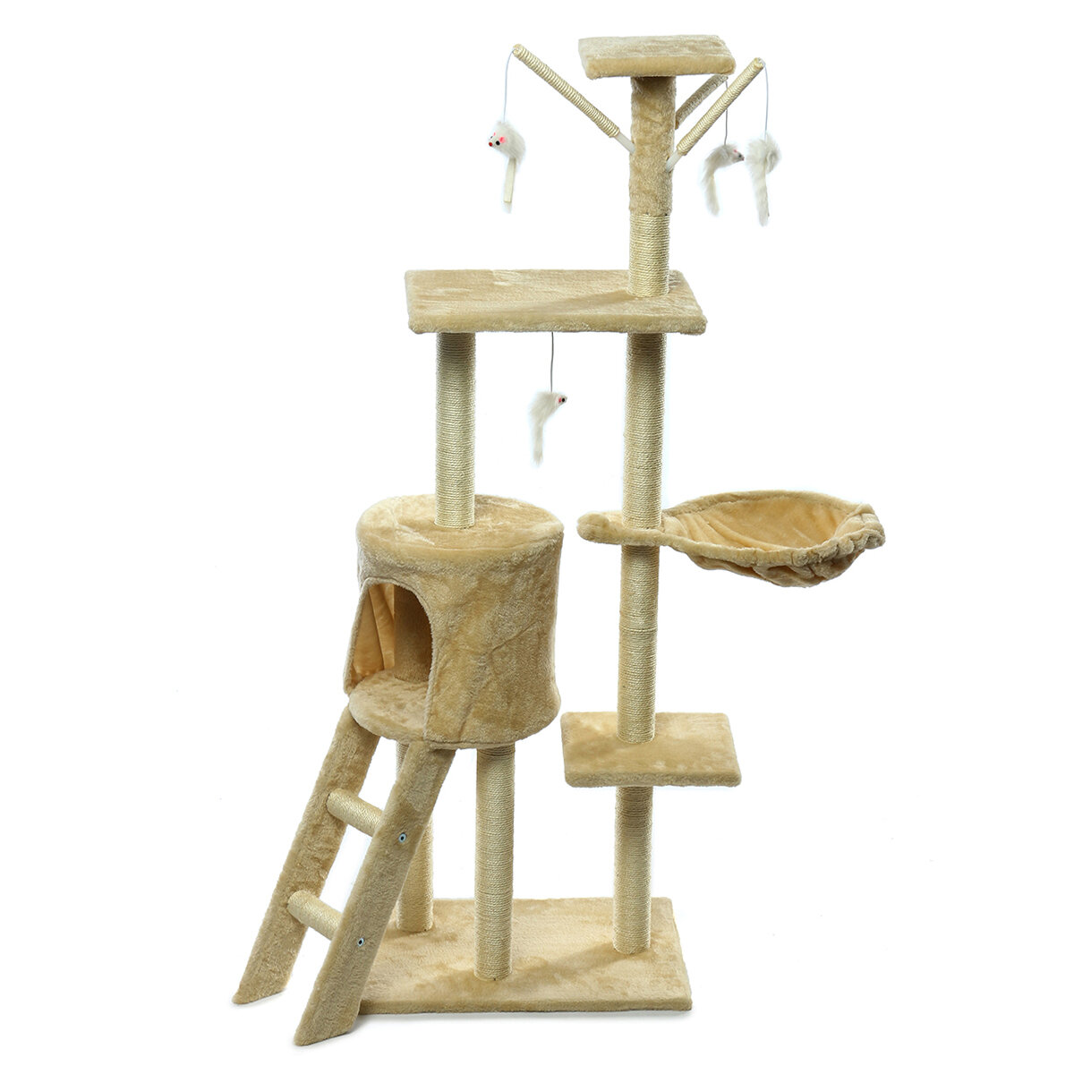 Pet Cat Scratching Post Tree Scratcher Pole Furniture Gym House Toy