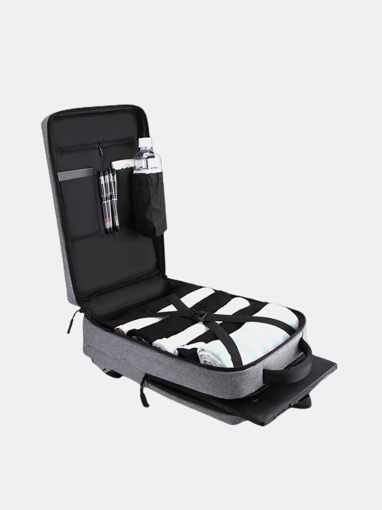 Men Multifunction Waterproof USB Charging 14 Inch Laptop Bag Travel Backpack