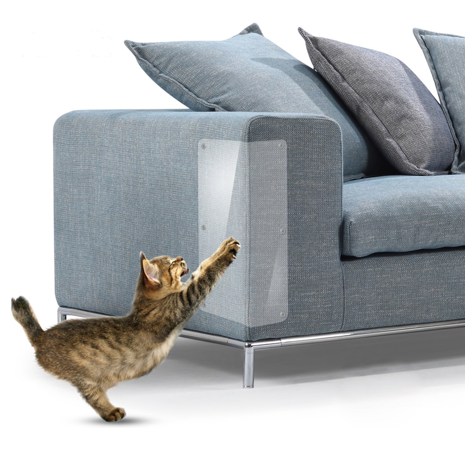 2 Pcs Pet Cat Scratch Guard Mat Furniture Protector Cat Scratching Post