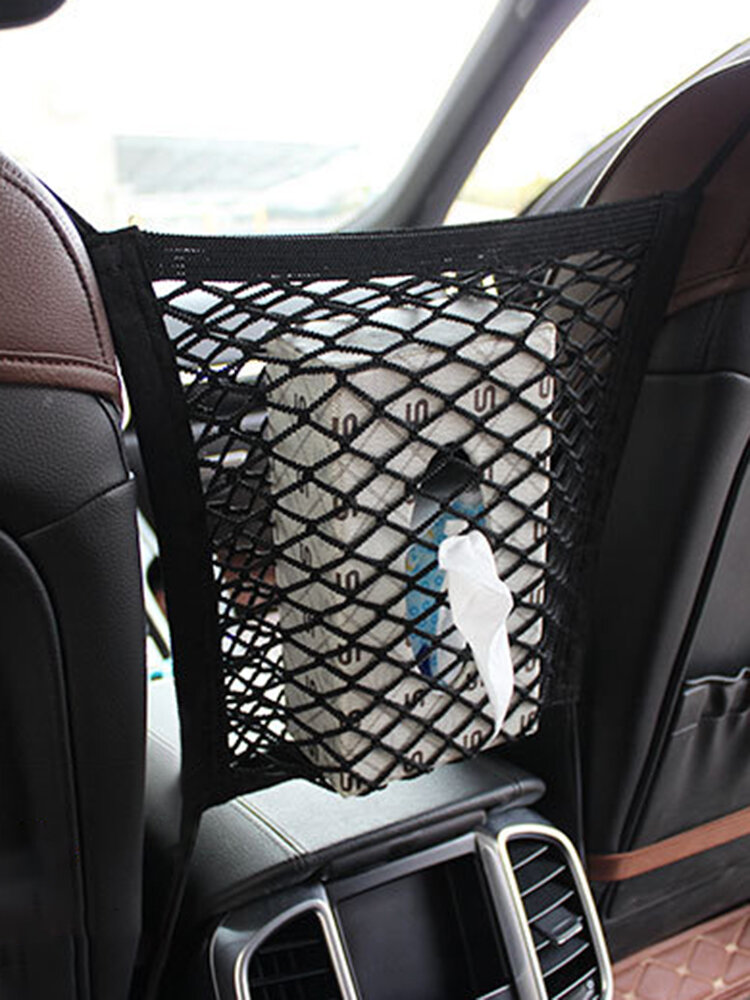 1 PC Universal Car Seat Side Storage Mesh Net Bag Luggage Holder Pocket Trunk Cargo Nets Organizer Auto Interior Accessories
