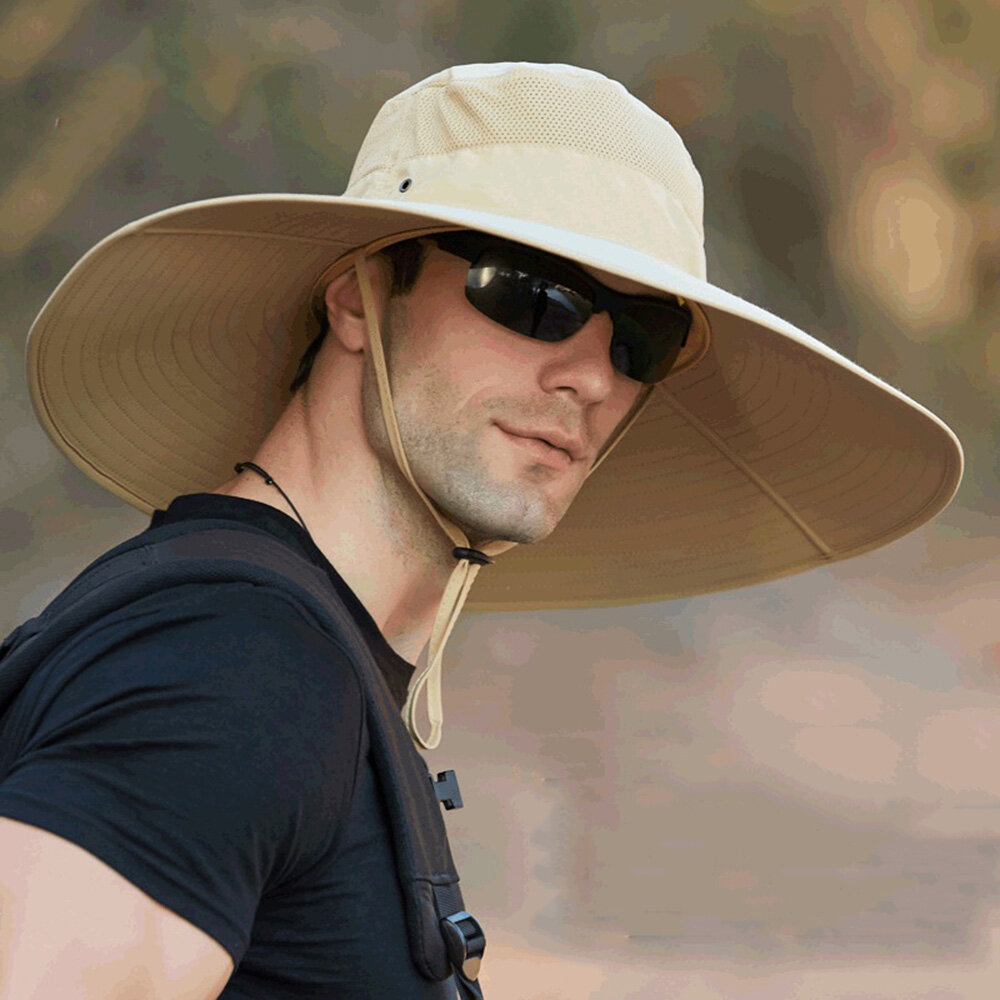 

Increase The Hat Men's Fisherman Hat Waterproof Outdoor Sun Hat Sunscreen Mountaineering Hat, Khaki;navy;light grey;army green;grey1;grey2