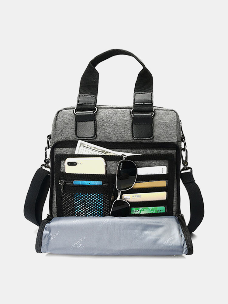 Oxford Clutch Bag Casual Business Multi-pocket Single-shoulder Crossbody Bag For Men