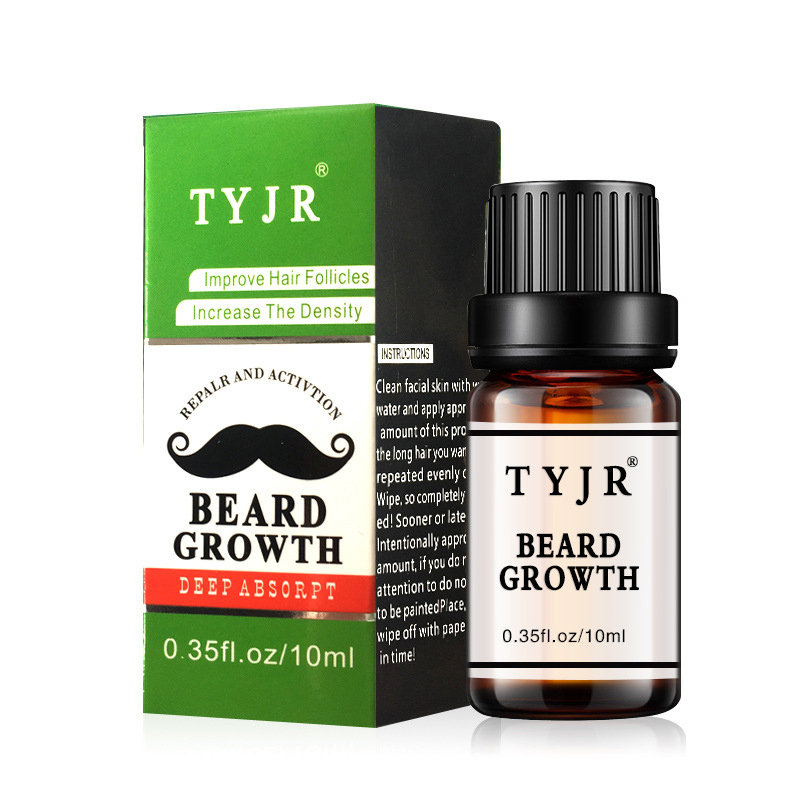 

10ml Men Beard Growth Oil Nursing Moisturizing Improve Frizz Beard Eyelashes Nourishing Fluid