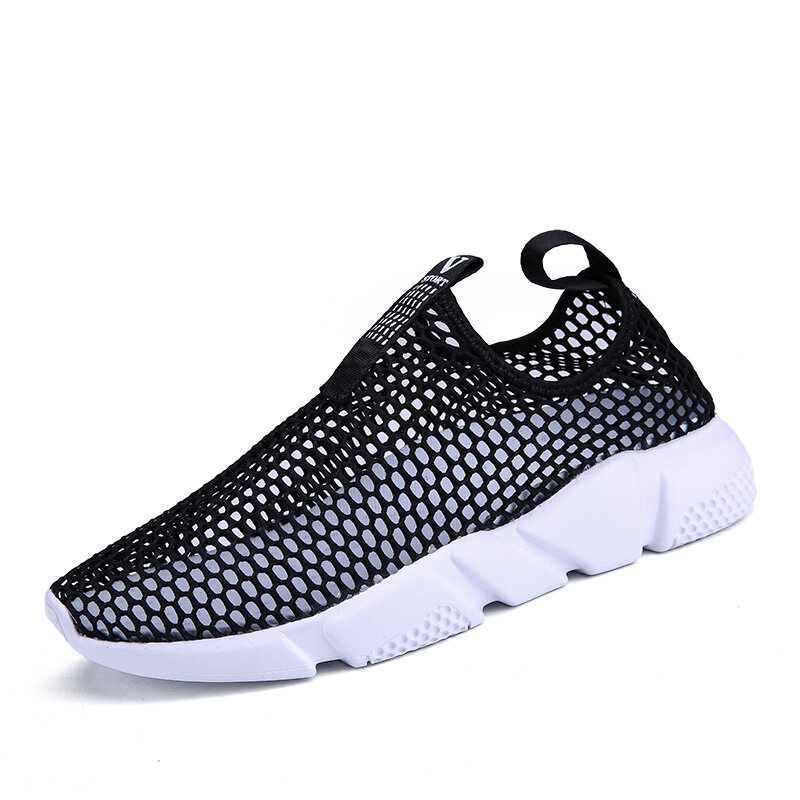 Men Mesh Breathable Light Weight Slip On Casual Sport Shoes