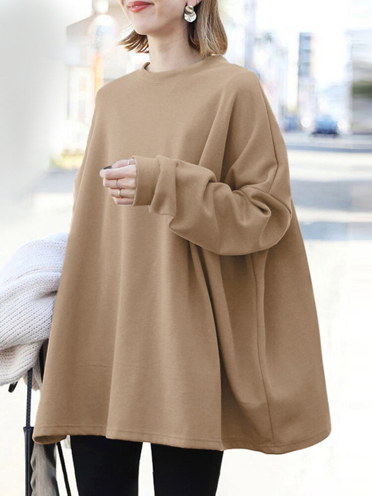 Женская однотонная толстовка с открытыми плечами Шея и пуловером