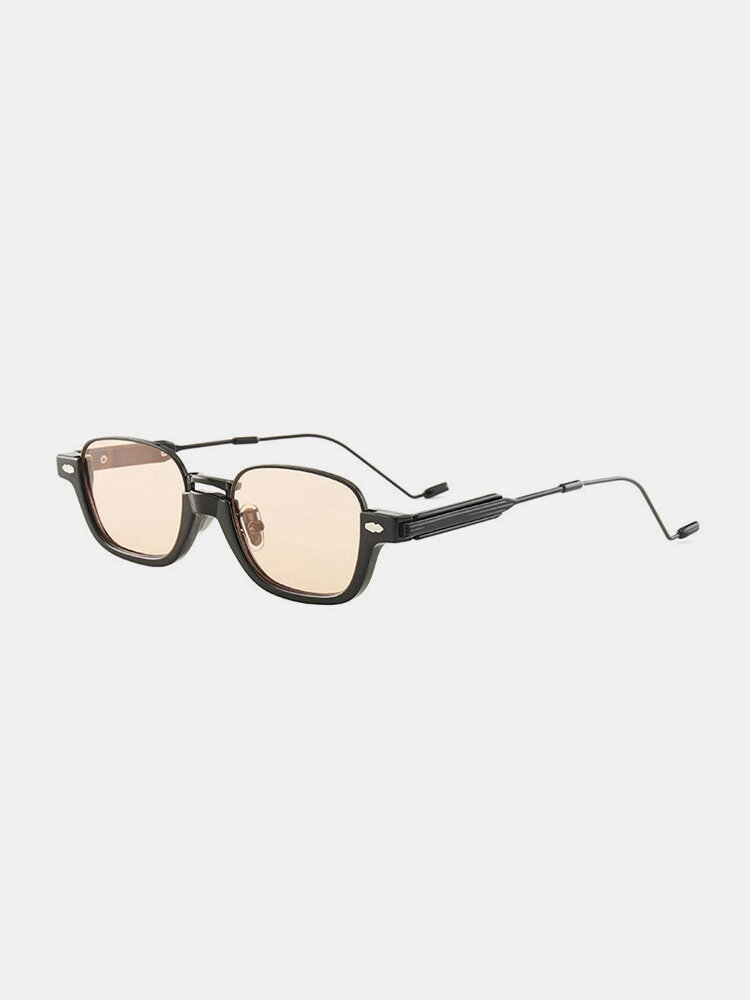 Unisex PC Material Square Frame UV-Resistant Fashion Simple Sunglasses