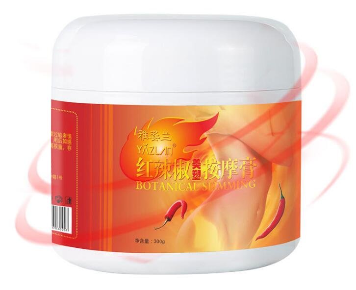 

Red Pepper Massage Cream Firming Skin Gel Cream Slimming Massage Cream 300g Body Care Cream