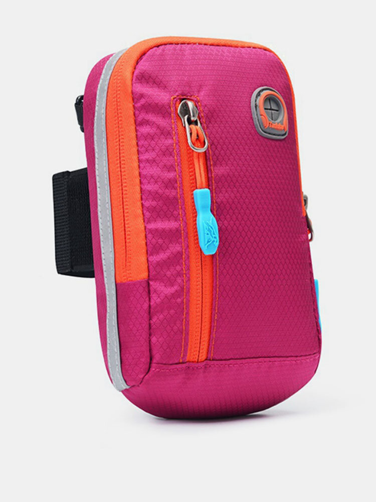 Women Nylon Waterproof Arm Bag Running Phone Bag Crossbody Bag