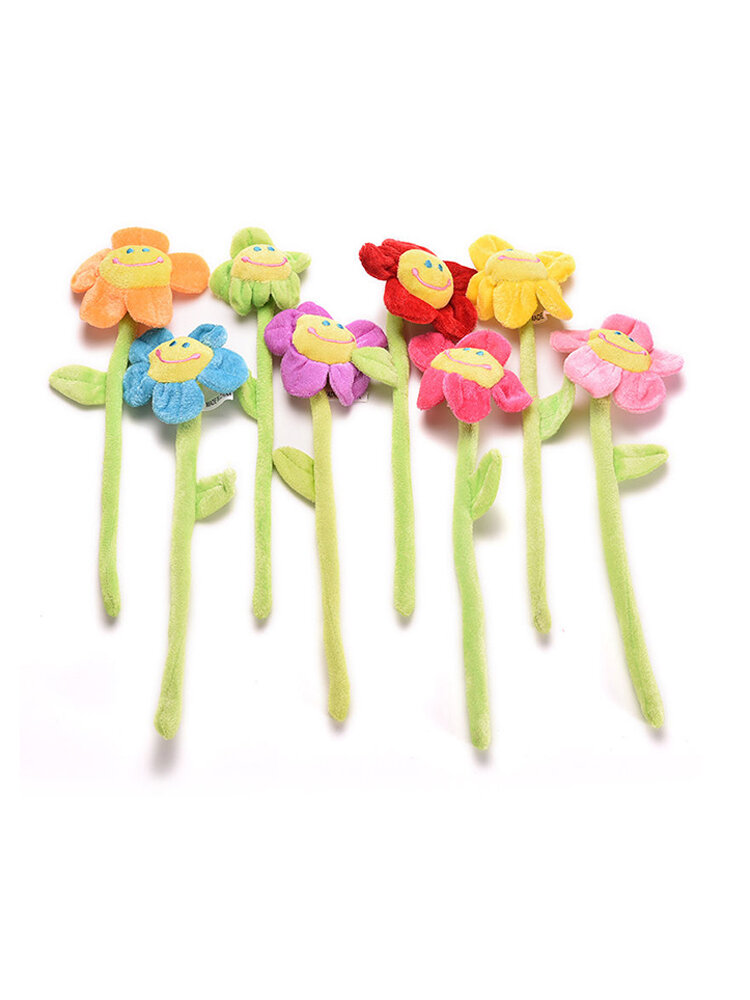 Cierres de cortina de flores de dibujos animados calientes Hebilla de clip Girasol flexible Diseño Tieback