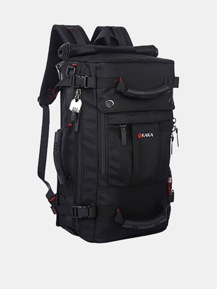 Men 40L Multifunctional Multi-Carry Large Capacity Travel Outdoor Backpack Laptop Bag Crossbody Bag