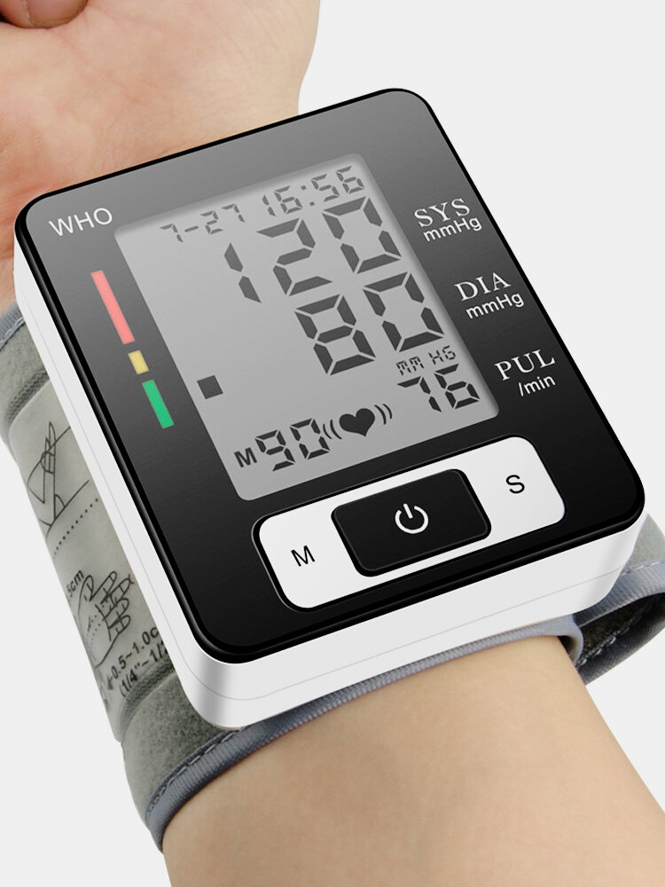 Home Automatic Wrist Blood Pressure Monitor Blood Pressure Voice Digital Oxygen Blood Glucose Blood Pressure Instrument
