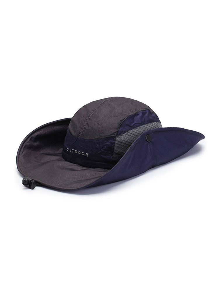 Men Woman Quick-drying Fisherman Hat Foldable Visor Hat