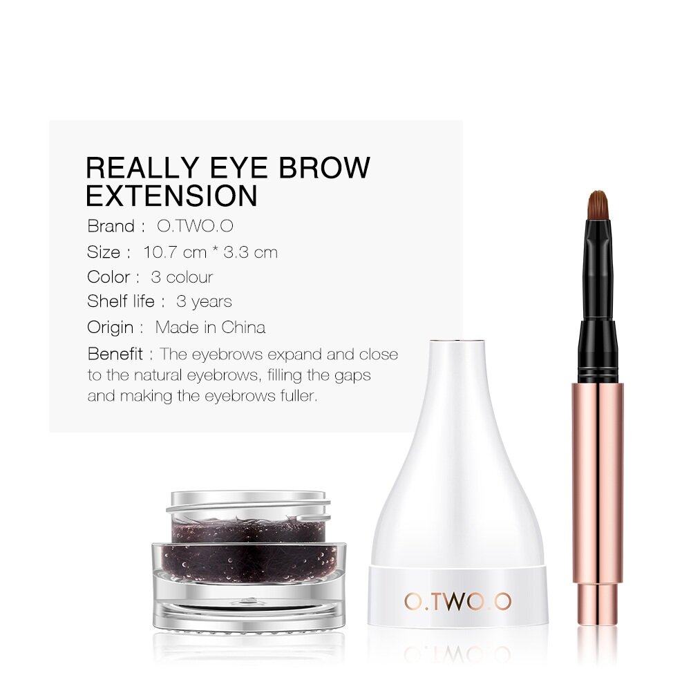 Natural Fiber Eyebrow Gel Dyeing Eyebrow Cream Natural Waterproof And Sweat-proof Incremental Cream