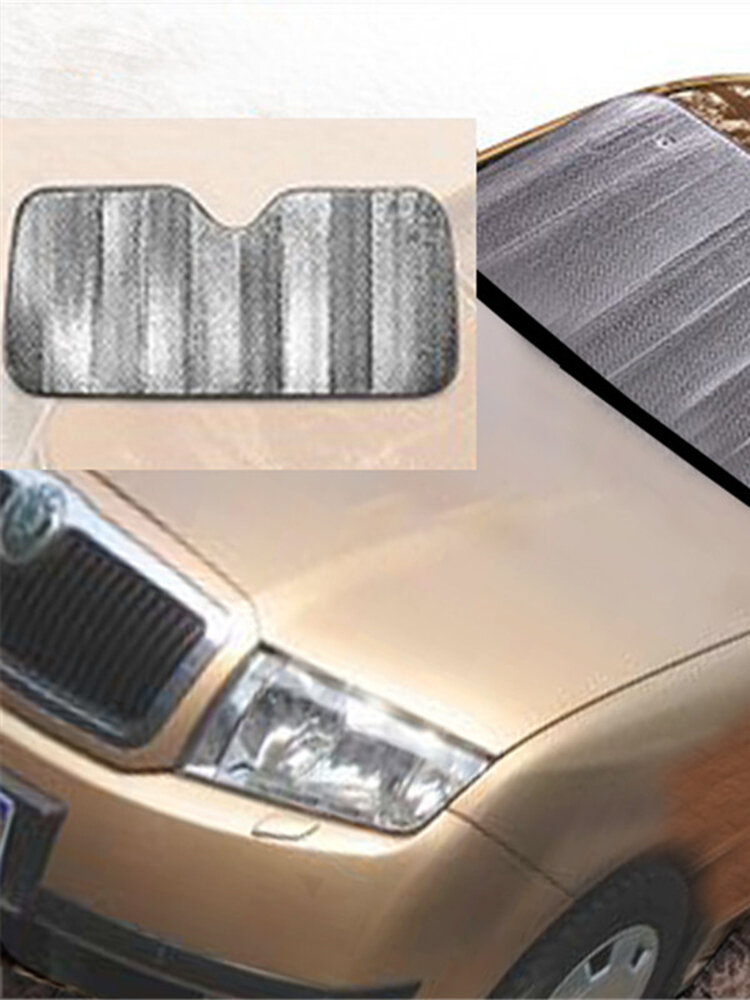 

Auto Car Wind Shield Front Window Visor Cover Sunshade Silve