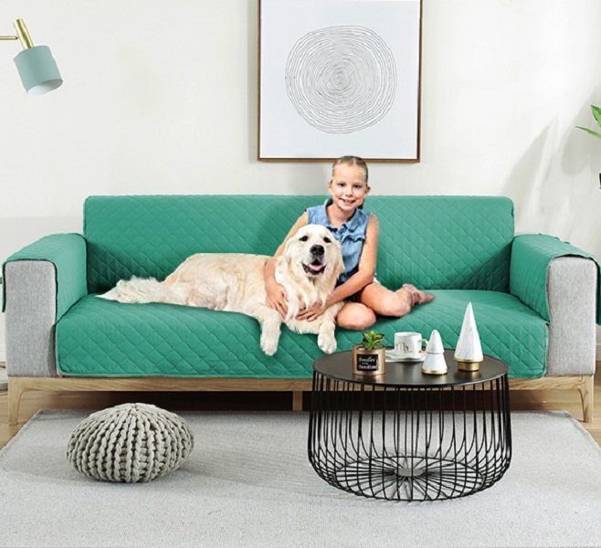 Solid Color Pet Sofa Cushion Waterproof Non-slip Anti-dirty Pet Sofa Protective Cover