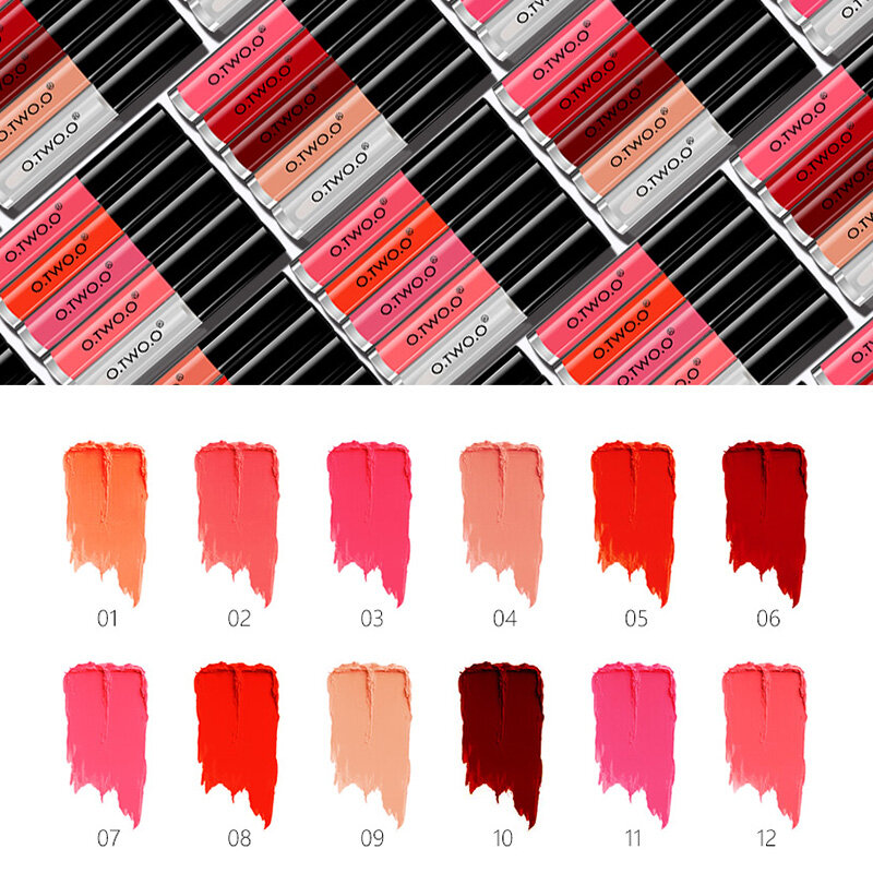 Liquid Lipstick Kit Long Lasting Soft Texture Lip Gloss Matte Lipgloss Lip Oil Makeup Set Comestic