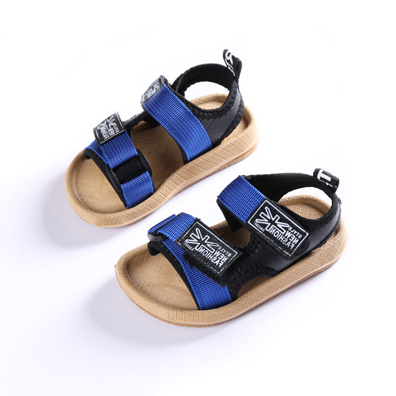 Boys Summer Slip ResistantHook Loop Comfy Open Toe Beach Sandals