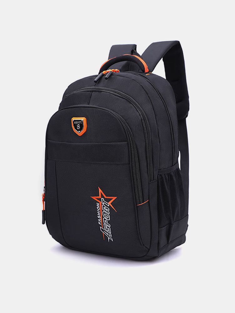 Men Multi-Layers Large Capacity School Bag Backpack