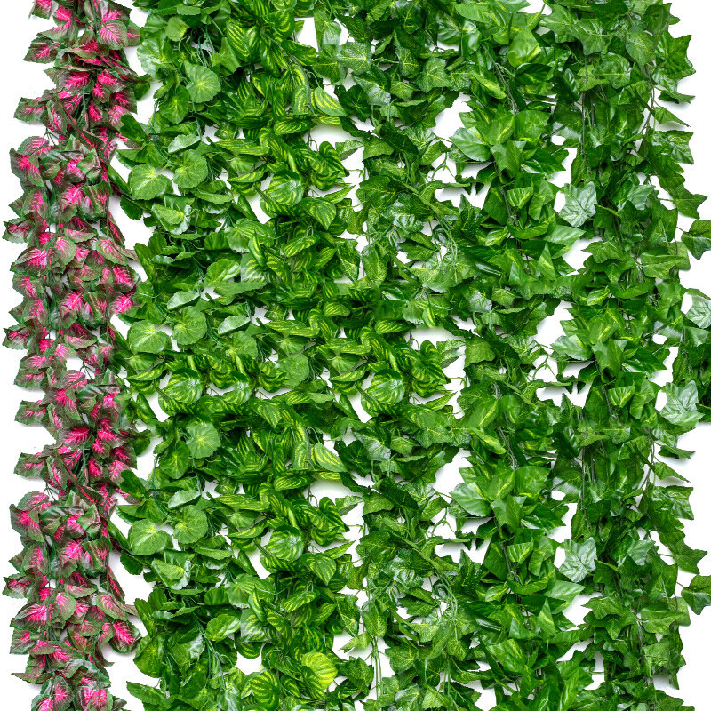 

Decorative Flowers & Wreaths Artificial Ivy Leaf Garland Plants Vine Fake Foliage Flowers Home Decor