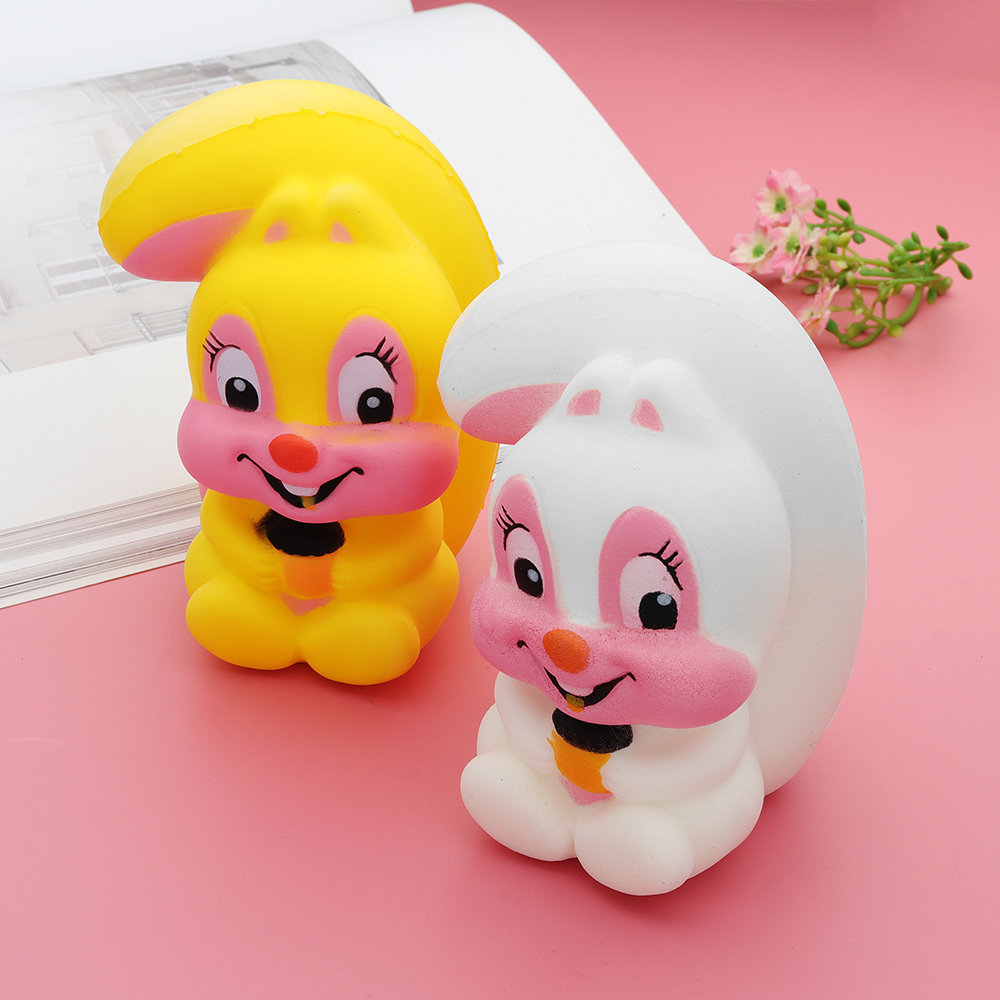 Écureuil Squishy Kawaii Animal Slow Rising Toy Cartoon Doll Collection de cadeaux