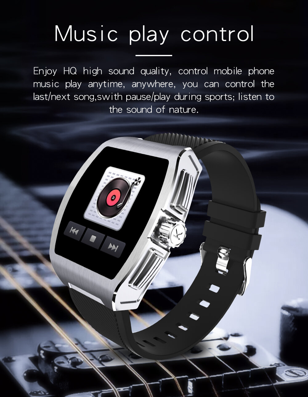 Body Temperature Tracker Wristband Blood Pressure Oxygen Monitor Multi Watch Face Weather Display Smart Watch